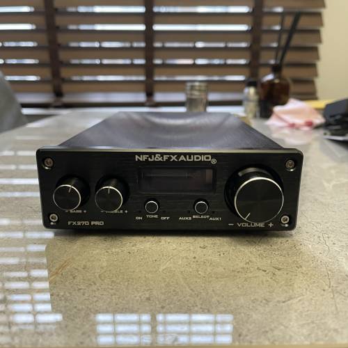 Wharfedale d220 連 Fx270 pro 兩聲道擴音機