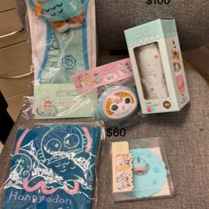7-11 Sanrio 水怪 公仔及抹手巾/袋 / 壓力波/ 杯蓋/ 保溫樽