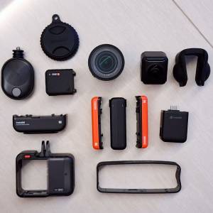Insta360 One R Leica 1吋鏡 連 360 鏡 連4電加配件