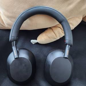 9成新Sony WH-1000XM5黑色耳機行貨全套連盒及配件