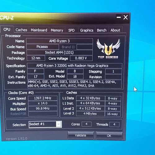 出售 Amd3200G/16G Ram/128G M.2/B350M-A 整套出售