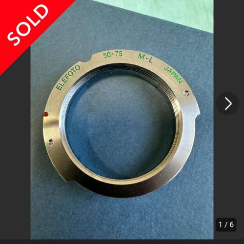 ELEFOTO LEICA M -L adapter L39 to Mount  接環