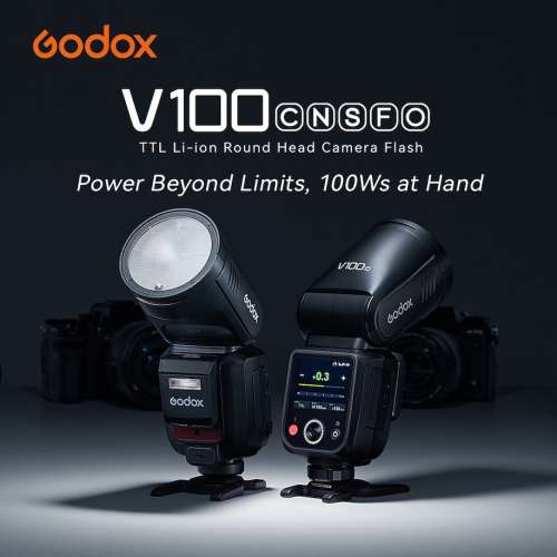 Godox 神牛 V100 TTL 閃光燈📸️（Sony Canon Nikon Fujifilm 型號 )