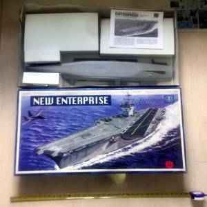 $450 - [非完成品] 1比400 近一米長 新企業航空母艦 1-400 Big Scale U.S. Atomic ...