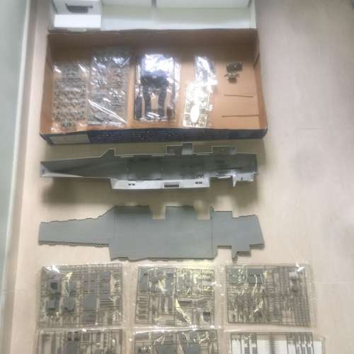 $450 - [非完成品] 1比400 近一米長 新企業航空母艦 1-400 Big Scale U.S. Atomic ...