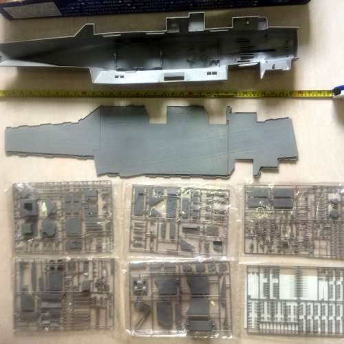 $450 - [非完成品] 1比400 近一米長 新企業航空母艦 1-400 Big Scale U.S. Atomic ...