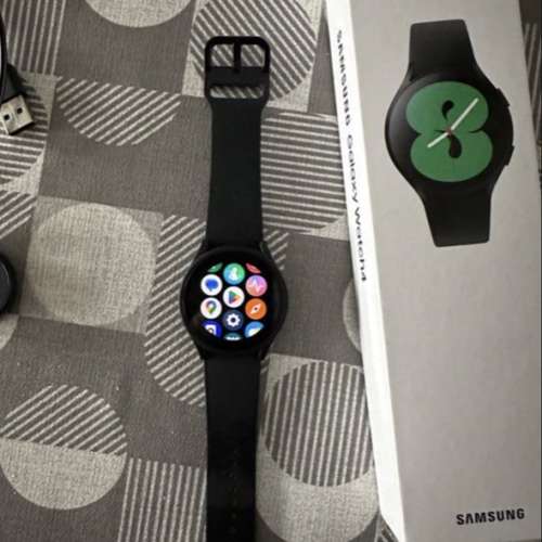 [FS誠放] 【九成新】三星港行 黑色 SAMSUNG Galaxy Watch4 40mm 手錶 可搭MTR、巴士...
