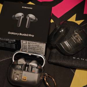 85%新 Samsung Galaxy Buds3 Pro 真無線降噪耳機 Buds 3 Pro 銀灰色 LDAC Hi-Res W...