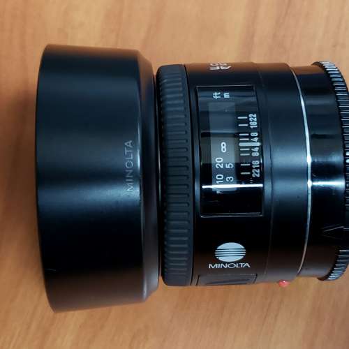 Minolta AF 50mm F1.4 RS A-mount lens
