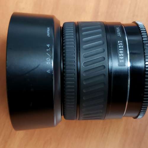 Minolta AF 50mm F1.4 RS A-mount lens