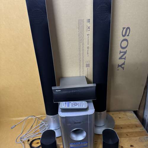 PIONEER  先鋒  BUILT IN5.1ch套裝音響喇叭，功能全正常，齊線有遙控