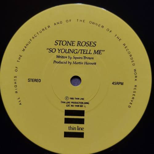 💥黑膠唱片💥 Stone Roses - So Young / Tell me (1985 UK)