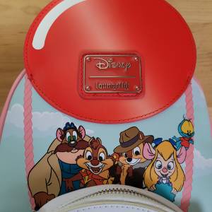 迪士尼100周年背囊背包Chip and Dale Disney Loungefly