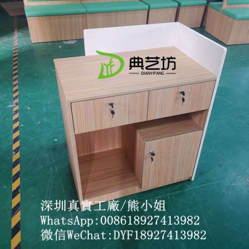 新造前台櫃，儲物櫃，按尺寸定做櫃子，餐廳前台櫃，餐廳茶水櫃，員工抽屜儲物櫃，酒...
