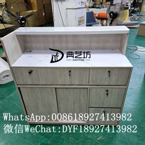 新造前台櫃，儲物櫃，按尺寸定做櫃子，餐廳前台櫃，餐廳茶水櫃，員工抽屜儲物櫃，酒...