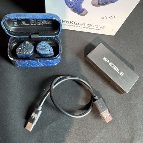 Noble Audio FoKus Prestige  藍牙無線頂級耳機 98新