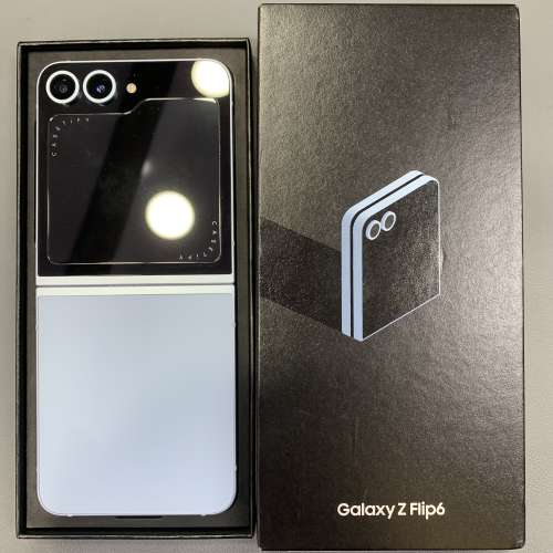 95%New Samsung Z Flip 6 5G 12+256GB 藍色 香港行貨 全套有盒有配件 自用首選超值