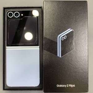 95%New Samsung Z Flip 6 5G 12+256GB 藍色 香港行貨 全套有盒有配件 自用首選超值