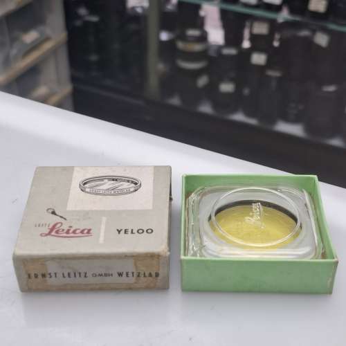 LEICA 45MM YELLOW FILTER FOR SUMMILUX 50MM F1.4 FULL SET