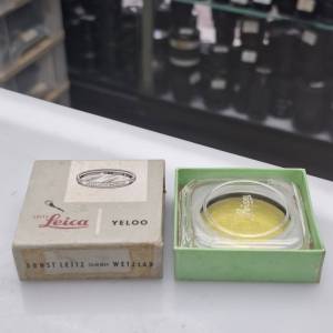 LEICA 45MM YELLOW FILTER FOR SUMMILUX 50MM F1.4 FULL SET