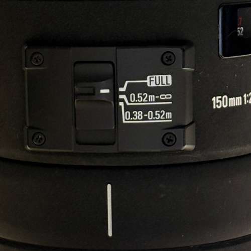Sigma 150mm F2.8 Macro EX DG HSM (Nikon mount)
