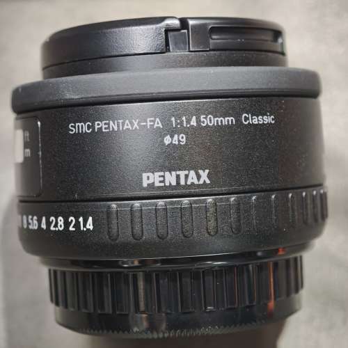 Pentax 50/1.4 FA SMC classic PK 有盒 99%new 賓得 50mm 50