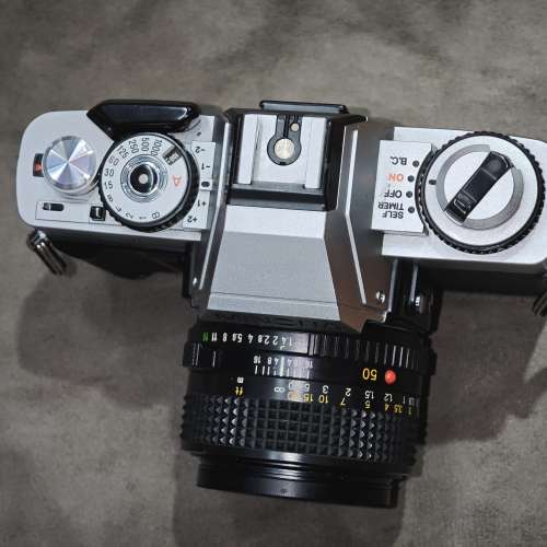 Minolta XG1 XG-1 + 50/1.4 MD 美能達 50mm 50 測光快門過片對焦光圈操作正常，95%...