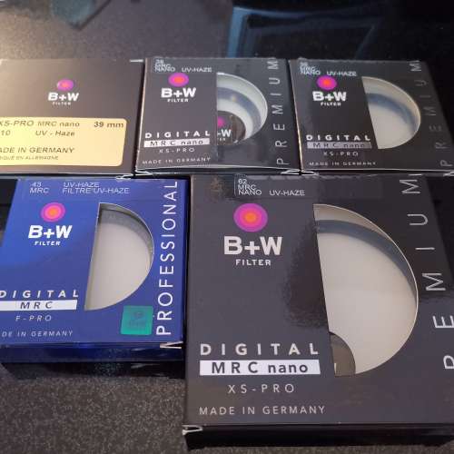 B+W mrc filters
