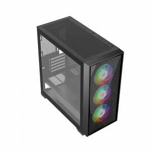 1STPLAYER V3-B Fire Dancing Gaming Case, 4 x 120mm 彩燈風扇, 32GB (16GB x 2) ...