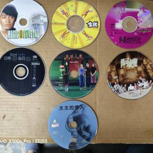 DVD 6 只+ VCD 1 只（原裝港版）