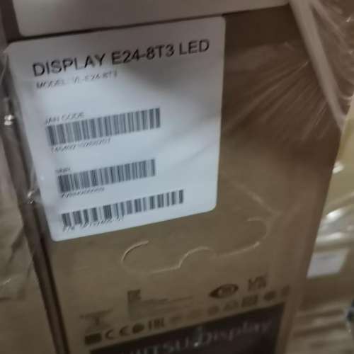 全新未拆封（二手價） monitor Fujitsu display E24-8t3 led 1920x1080 5ms 富士通 ...