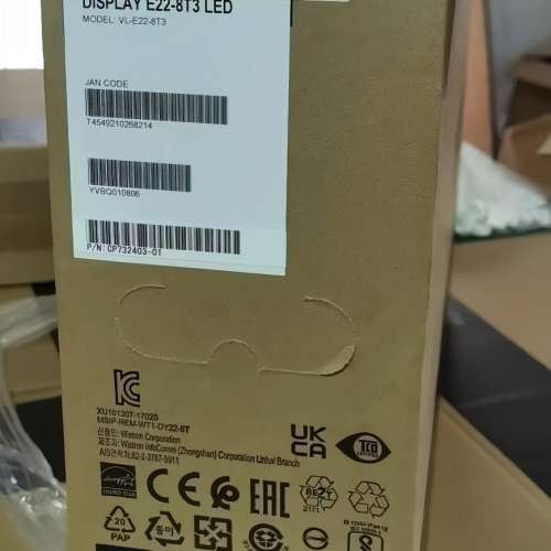 全新未拆封（二手價） monitor Fujitsu display E24-8t3 led 1920x1080 5ms 富士通 ...