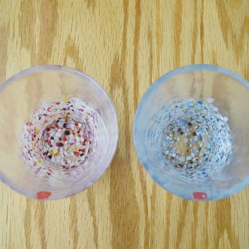 ADERIA 津輕玻璃 石塚硝子 冬の彩 260毫升水杯1對 日本製