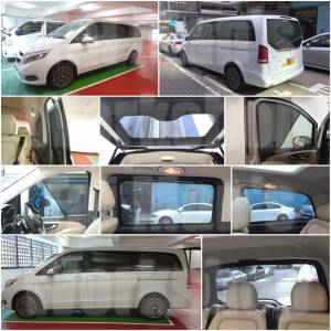EQV V250D V260 Vclass 全車磁石濾光窗網太陽擋」