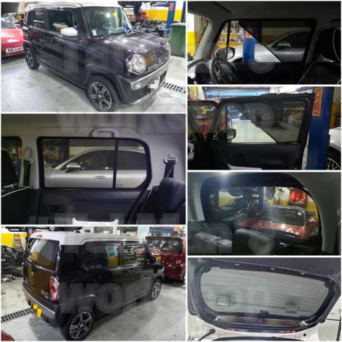 Suzuki HUSLTER 全車磁石濾光窗網太陽擋