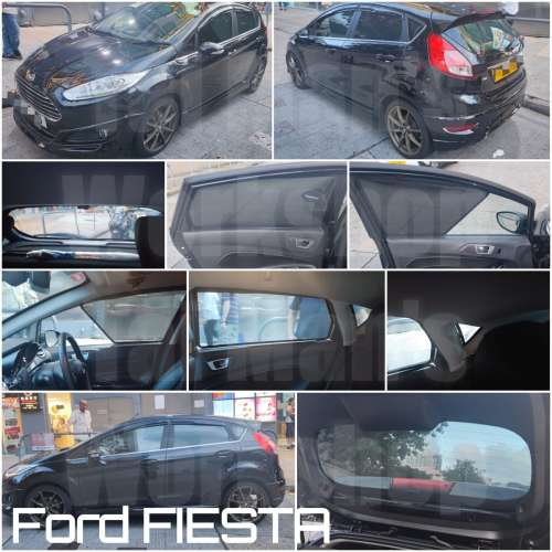 FORD FIESTA 全車磁石濾光窗網太陽擋