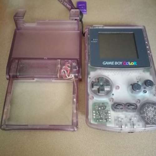 賣game boy color 紫色連18隻game (有召喚王，比卡超等)