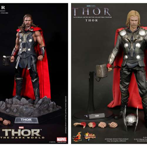 Hot Toys MMS 225 Thor : The Dark World (Light Asgardian Armor) / MMS 146 Thor