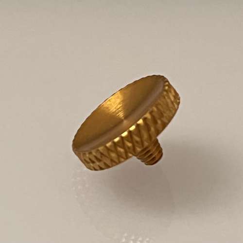 快門按鈕，純銅制黑漆，原銅款