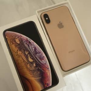 iPhone Xs 256GB Gold (有原廠盒+原廠新線）
