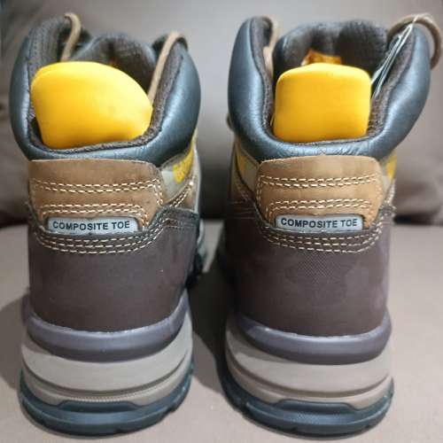 美國CAT啡色中筒安全靴(EUR43碼)