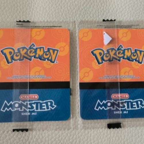 全新 MAMEE Pokemon Monster 媽咪麵 寵物小精靈 收藏卡
