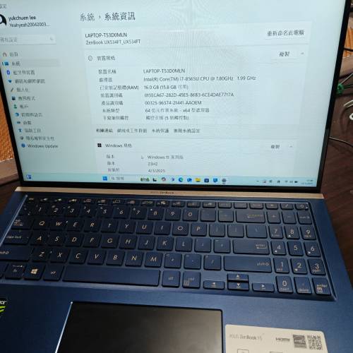 Asus ZenBook15