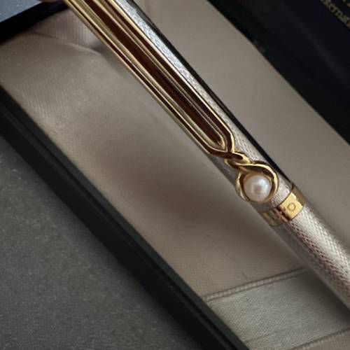 MIKIMOTO International Ballpoint Pen with Pearls from JAPAN