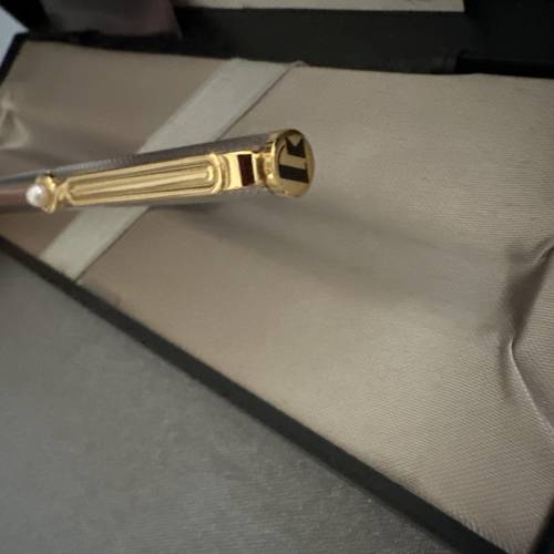 MIKIMOTO International Ballpoint Pen with Pearls from JAPAN