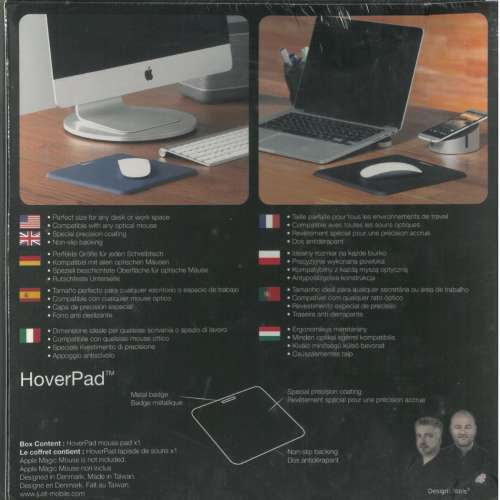 Just Mobile HoverPad (Mouse Pad for Apple Magic Mouse) Dark Blue 滑鼠墊