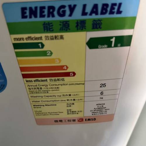 Hitachi 洗衣機