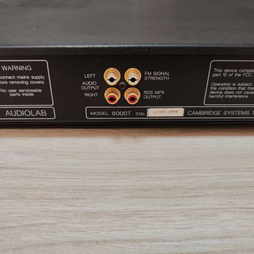 Audiolab 8000T tuner