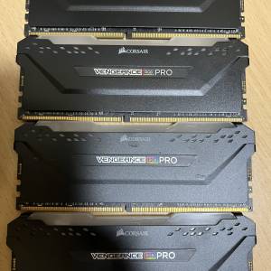 二手Corsair VENGEANCE RGB PRO DDR4 3200 MHz 64GB (16GB x 2) Black