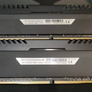 Corsair 16GB Kit (2x8GB) (CMU16GX4M2C3200C16)共 16GB  Desktop Ram